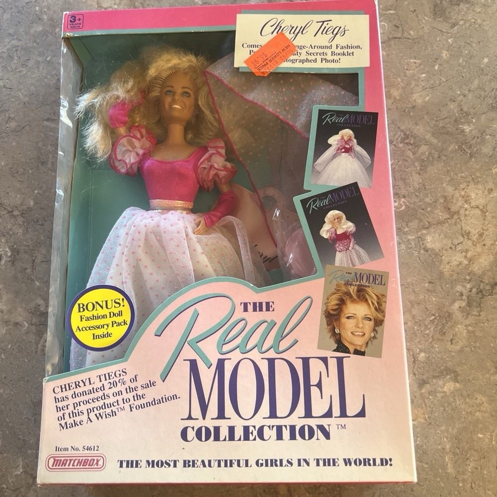 1989 Vintage The Real Model Collection Cheryl Tiegs Fashion Doll